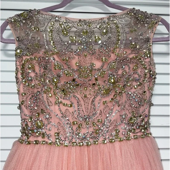 blush pink sherri hill gown - Picture 2 of 7